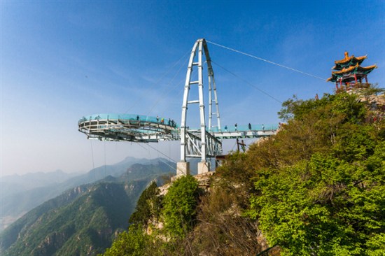 石林峡景区玻璃观景台